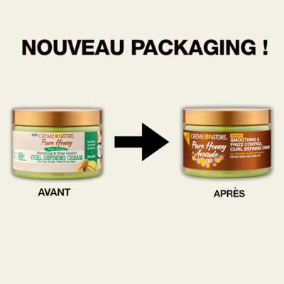 Crème Coiffante Pure Honey Hair Food Avocado Creme of Nature 326ml