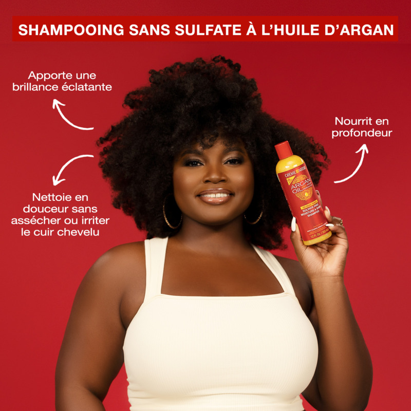 Shampooing Sans Sulfates Argan Creme of Nature