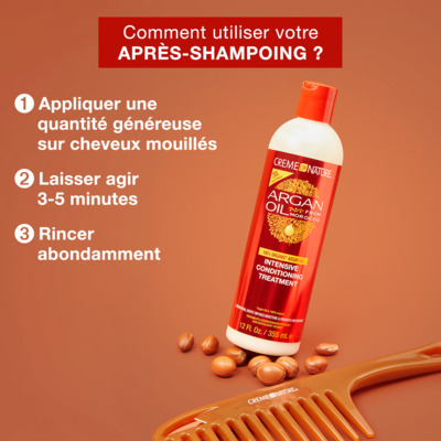 Après-shampooing Argan Creme of Nature