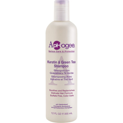 Shampooing avec Kératine et Thé Vert ApHogee 355ml