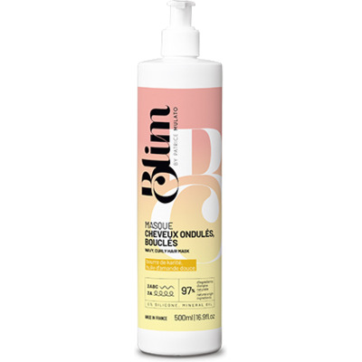 Masque Cheveux Ondulés Bouclés Blim Mulato 500ml