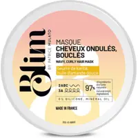 Masque Cheveux Ondulés Bouclés Blim Mulato 200ml