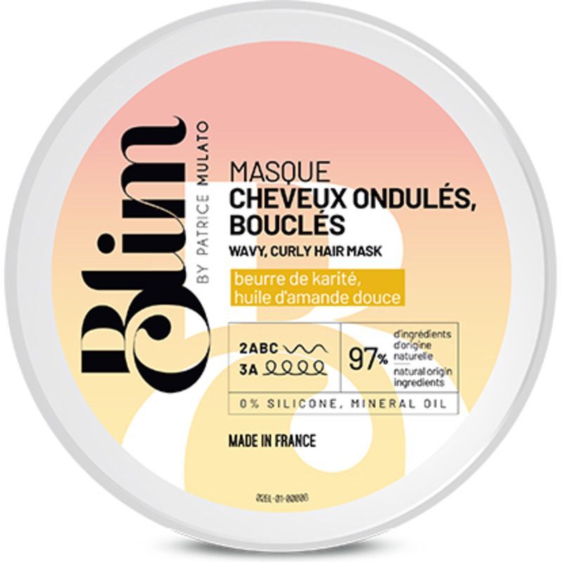 Masque Cheveux Ondulés Bouclés Blim Mulato 200ml