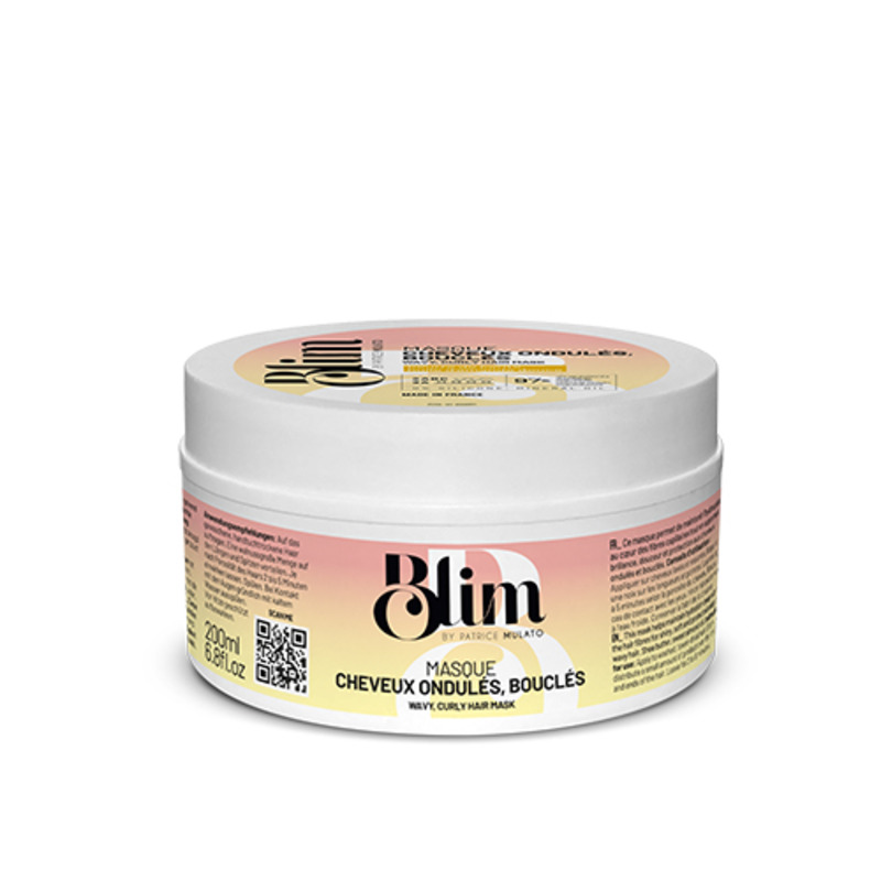Masque Cheveux Ondulés Bouclés Blim Mulato 200ml