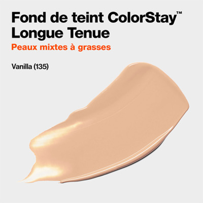 Fond de Teint Colorstay Peaux Mixtes à Grasses N°135 Vanilla Revlon