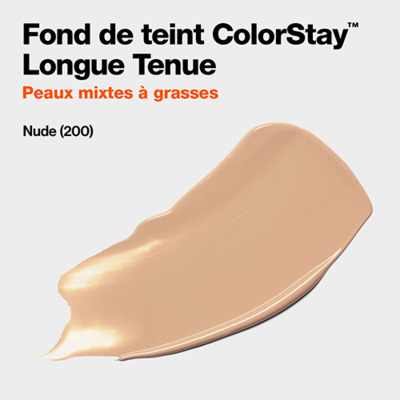 Fond de Teint Colorstay Peaux Mixtes à Grasses N°200 Nude Revlon
