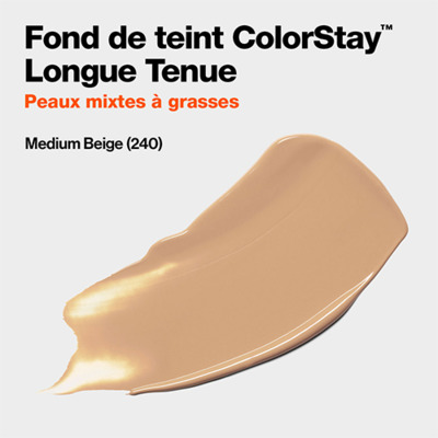 Fond de Teint Colorstay Peaux Mixtes à Grasses N°240 Medium Beige Revlon