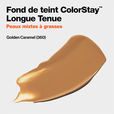 Fond de Teint Colorstay Peaux Mixtes à Grasses N°360 Golden Caramel Revlon