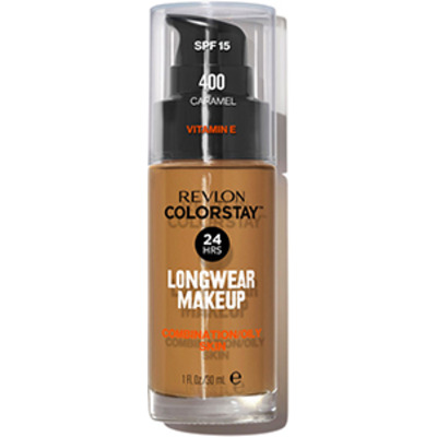 Fond de Teint Colorstay Peaux Mixtes à Grasses N°400 Caramel Revlon