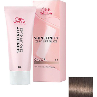 Coloration Semi-Permanente 04/07 Bitter Chocolate Shinefinity Wella