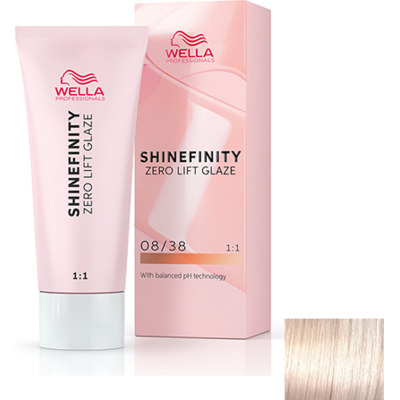 Coloration Semi-Permanente 08/38 Honey Latte Shinefinity Wella