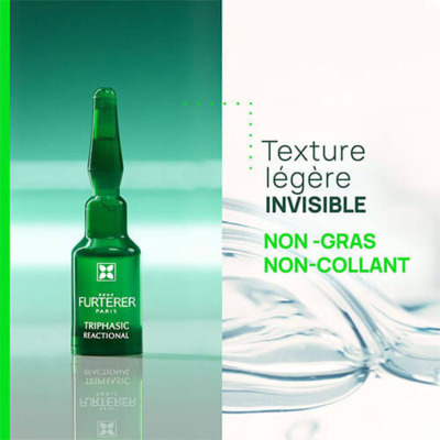 Traitement Anti-Chute Réactionnelle Triphasic Reactional René Furterer 12 x 5 ml