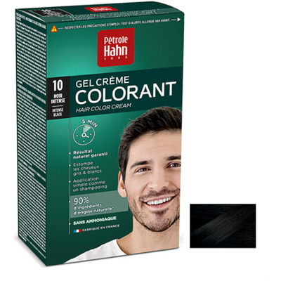 Gel Crème Colorant N°10 Noir Intense Petrole Hahn