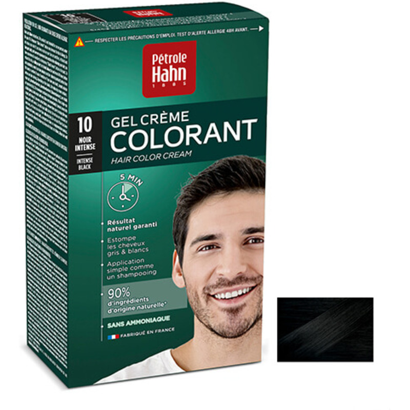 Gel Crème Colorant N°10 Noir Intense Petrole Hahn