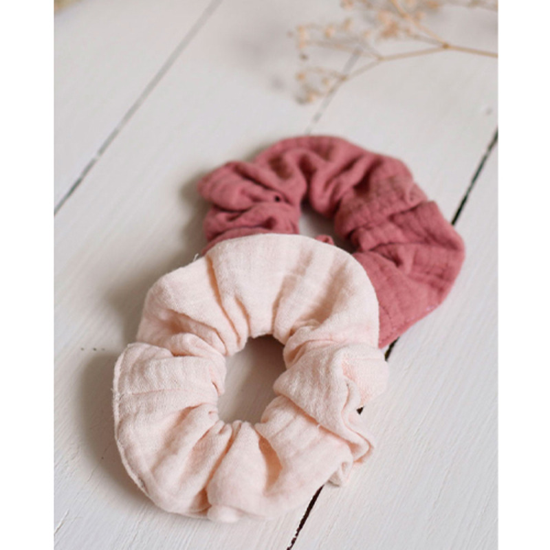 Lot 2 Chouchous Gaze de Coton Bachca