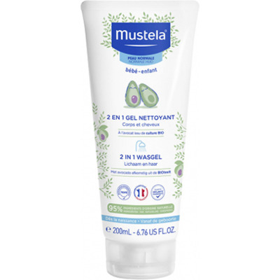 2 en 1 Gel Nettoyant Mustela 200ml