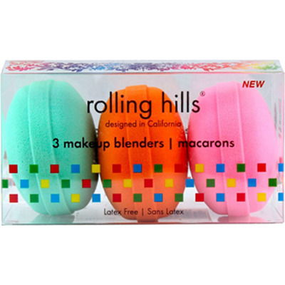 3 Eponges Macarons pour Maquillage Rolling Hills