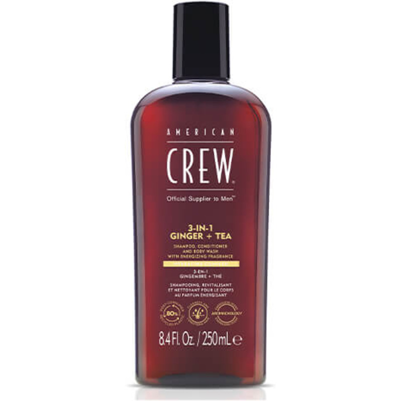 3-en-1 Gingembre & Thé American Crew 250ml