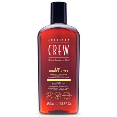 3-en-1 Gingembre & Thé American Crew 450ml