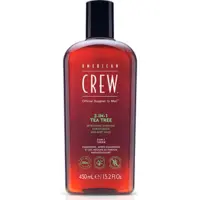 3-en-1 Tea Tree American Crew 450ml