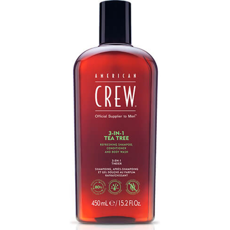 3-en-1 Tea Tree American Crew 450ml