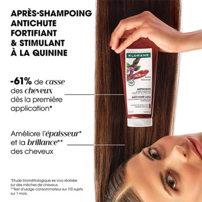 Après-shampoing fortifiant et stimulant Quinine Klorane 200ml