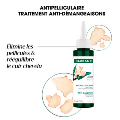 Traitement Anti-démangeaisons Antipelliculaire Galanga Klorane 100ml