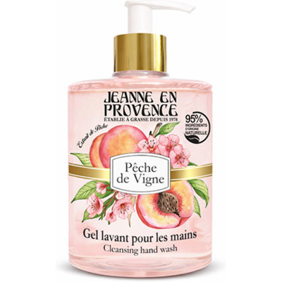 Gel lavant mains Pêche Jeanne en Provence 500ml
