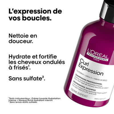 Shampooing Crème Lavante Hydratation Intense Curl Expression 500ml