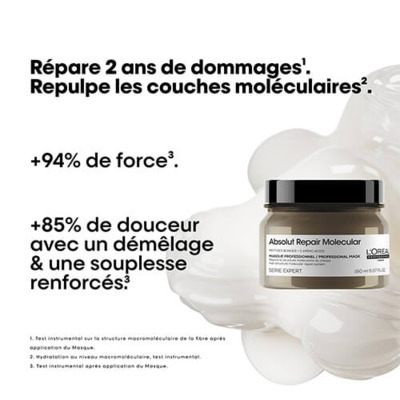 Masque Réparateur Absolut Repair Molecular L'Oréal Pro 150ml