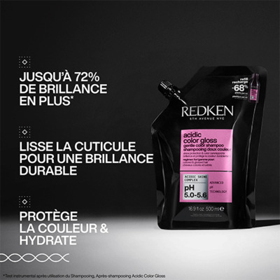 Recharge Shampooing Protection Couleur Acidic Color Gloss Redken 500ml