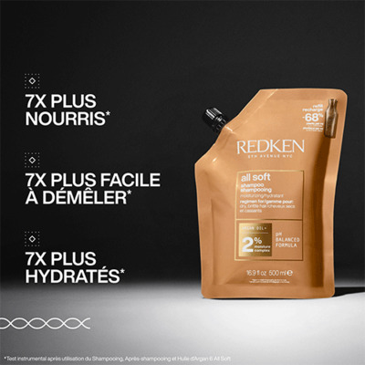 Recharge Shampooing Hydratant All Soft Redken 500ml