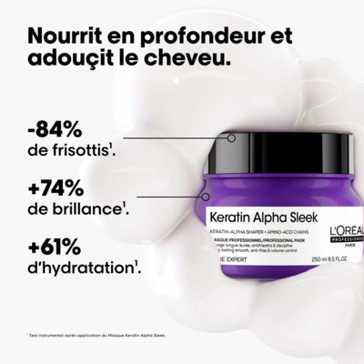 Masque Keratin Alpha Sleek L'Oréal Pro 250ml