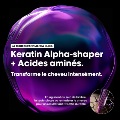Shampooing Keratin Alpha Sleek L'Oréal Pro 300ml
