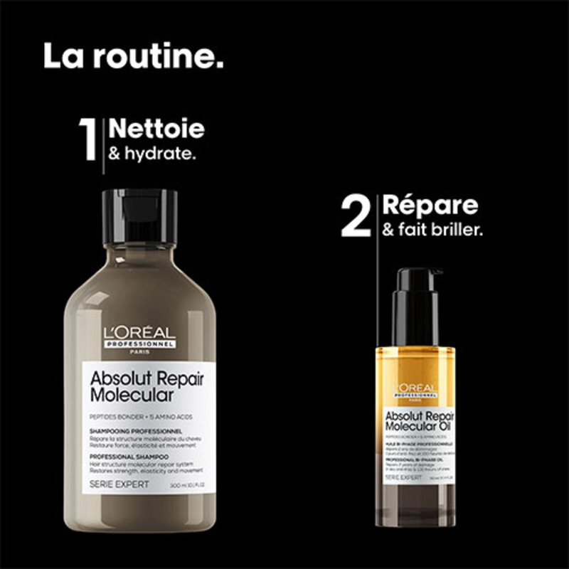 Coffret Duo Absolut Repair Molecular pour cheveux très abîmés L'Oréal