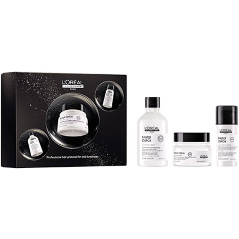 Coffret Trio Metal Detox Cheveux Anti-Casse L'Oréal