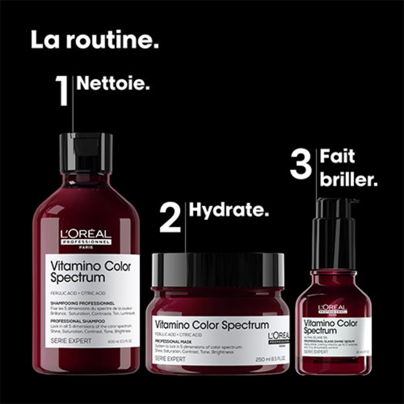 Coffret Trio Vitamino Color Spectrum pour cheveux colorés L'Oréal