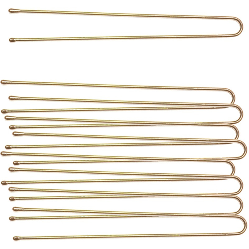 Epingles Kifix droites perlees bronze
