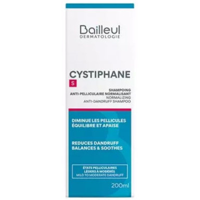 Shampoing Anti-Pelliculaire Normalisant Cystiphane S Bailleul 200ml