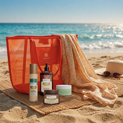 Sac de plage Summer Glow Huile de Ricin Arganicare