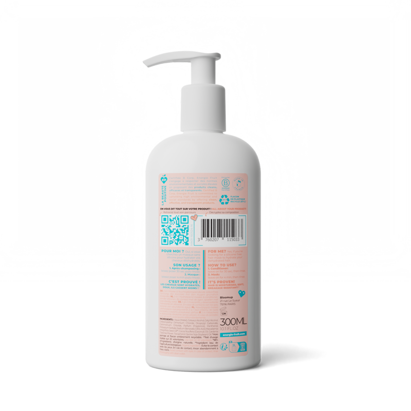 Masque 2 en 1 Hydratant Démêlant Monoï & Macadamia Energie Fruit