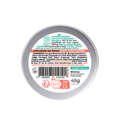 Déodorant Crème 48H Bio Pêche Blanche Energie Fruit