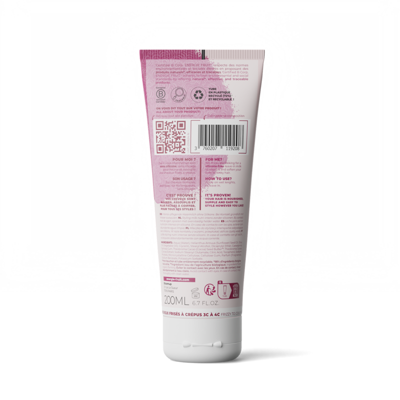 Lait Coiffant Cacao Curl Milk Energie Fruit