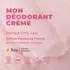Déodorant Crème 48H Bio Framboise Fraîche Energie Fruit