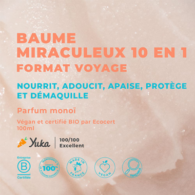 Baume Miraculeux 10-en-1 Bio Format Voyage Energie Fruit