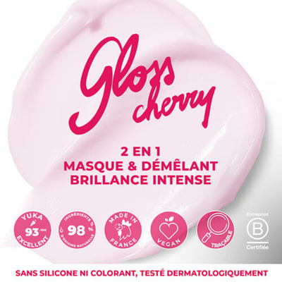 Masque 2 en 1 Gloss Cherry Brillance Intense Energie Fruit
