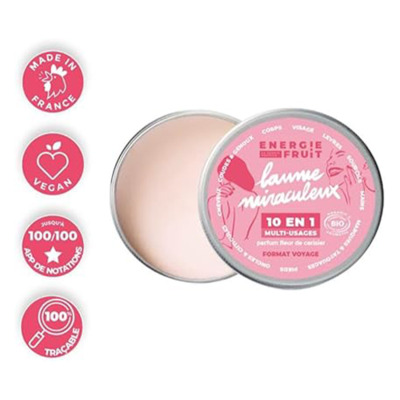 Baume Miraculeux 10-en-1 Bio Fleur de Cerisier Energie Fruit