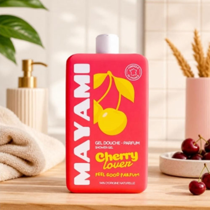 Gel douche parfum Cherry Lover Mayami 250ml