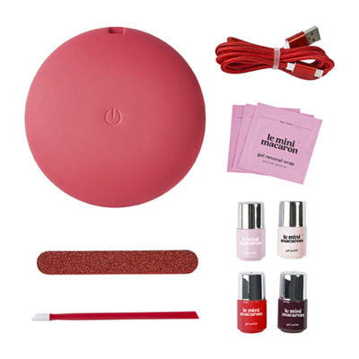Kit Vernis Semi-permanent Le Maxi Rouge et Moi Le Mini Macaron
