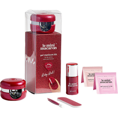 Kit Vernis Semi-permanent Ruby Red Le Mini Macaron